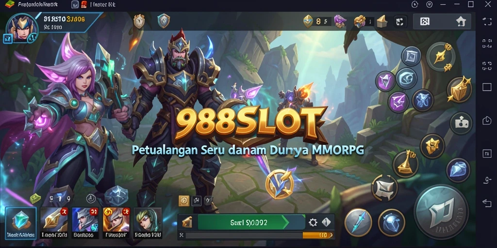 Gameplay seru 988SLOT dengan aksi dan petualangan MMORPG.