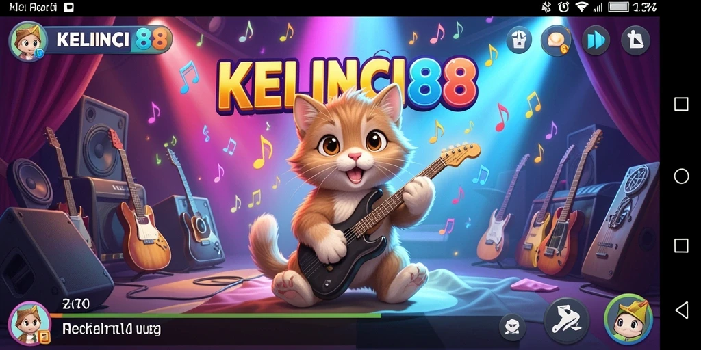 Tampilan permainan KELINCI88 dengan berbagai lagu dan ritme yang menarik.