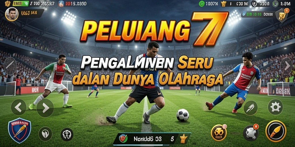 Screenshot utama PELUANG77 menampilkan gameplay seru dan interaktif di dunia olahraga.