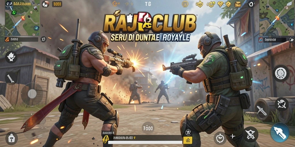 Tampilan gameplay RAJACLUB yang intens dan mendebarkan.