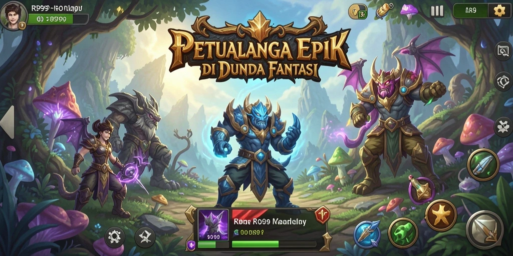 Gameplay seru di dunia RPG yang penuh tantangan.
