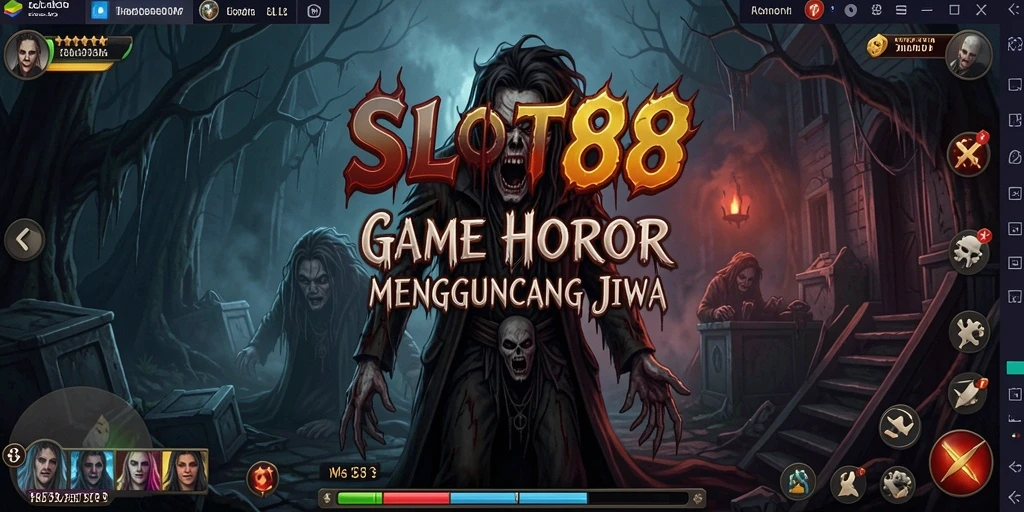 Gameplay menakutkan di SLOT88 dengan atmosfer horor yang mencekam.