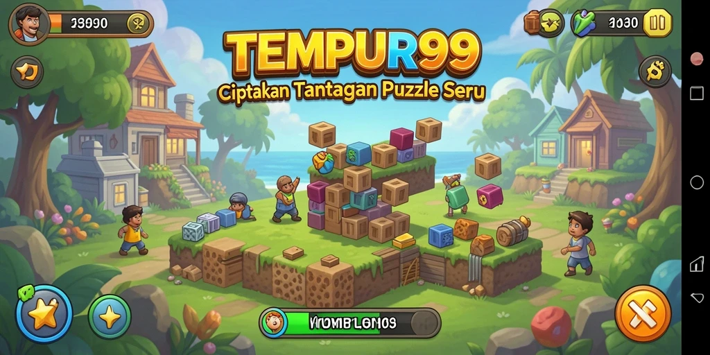 Tampilan gameplay TEMPUR99 yang menantang dan menarik.