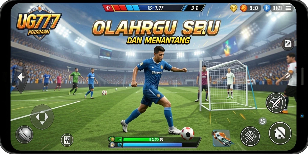 Tampilan mendebarkan dari gameplay olahraga di UG777.