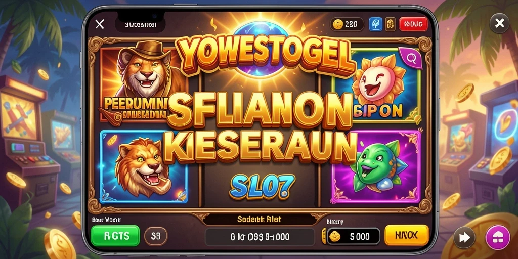 Gameplay seru YOWESTOGEL dengan grafis slot menarik.
